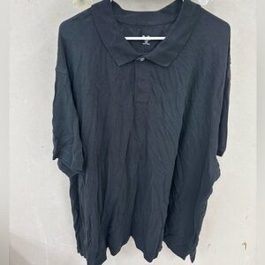 B&T Essentials Black Polo Shirt size 5XL